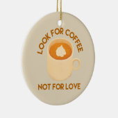 愛を超えたコーヒー セラミックオーナメント (右)