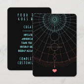 愛を超えて 招待状 (正面/裏面)