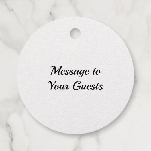 愛を輝かせ金実在箔 フェイバータグ (裏面)