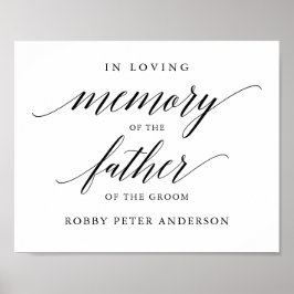 愛を込めたタイポグラフィの結婚式看板  追悼記念 ポスター