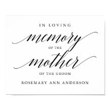 愛を込めたタイポグラフィの結婚式看板  追悼記念