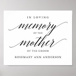 愛を込めたタイポグラフィの結婚式看板  追悼記念 ポスター