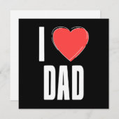 愛を込めたタイポグラフィー 父の日カード シーズンカード (正面/裏面)