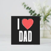 愛を込めたタイポグラフィー 父の日カード シーズンカード (スタンド正面)