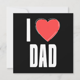 愛を込めたタイポグラフィー 父の日カード シーズンカード