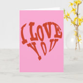 愛を込めたバレンタインデーのグリーティング カード (黄色い花)