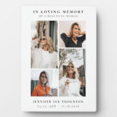 愛を込めたミニマルな写真コラージュ フォトプラーク (正面)