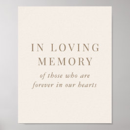 愛を込めたロマンティックなゴールドとアイボリーのウェディング記念品 ポスター