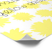 愛を込めた千本の黄色のデイジー ポスター (角)