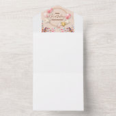 愛を込めた誕生日カード オールインワン招待状 (内側)