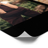 愛を込めた追憶の写真コラージュ ポスター (角)