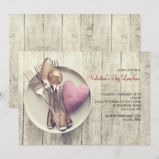 愛を込めてのお招き 招待状 (正面/裏面)