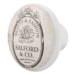 愛を込めてサールフォード 東京 ヴィンテージ クラフト紙 セラミックノブ