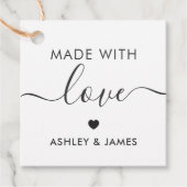 愛を込めてタグ, 手作りのギフトタグ, クラフト フェイバータグ (正面)