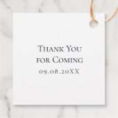 愛を込めてタグ, 手作りのギフトタグ フェイバータグ (裏面)