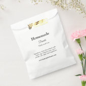 愛を込めて作った手作りのドーナツ - テキストを追加 - ウェブサイト フェイバーバッグ (封をした状態)