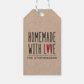 愛を込めて作られたギフトタグ ギフトタグ (正面)