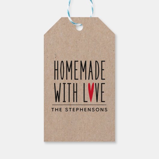 愛を込めて作られたギフトタグ ギフトタグ (裏面)