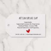 💛✨ 愛を込めて作られたフォイルスクリプトタイポグラフィ ギフトタグ (裏面 (横))