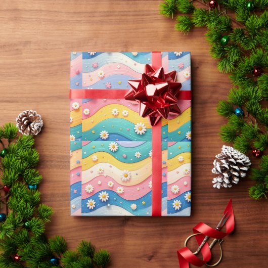 愛を込めて包んだギフト ラッピングペーパー (クリスマスギフト)