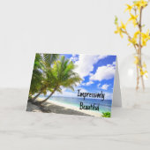 愛を込めて幸せな*記念日 カード (黄色い花)