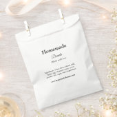 愛を込めて手作りしたドーナツ - テキストを追加 - ウェブサイト フェイバーバッグ (クリップ留めされた状態)