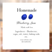 愛を込めて手作りしたブルーベリージャムの紹介文を追加 ウィンドウサイン (シート2)