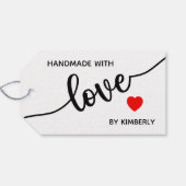 愛を込めて手作りしたミニマルなギフトタグ ギフトタグ (裏面横)