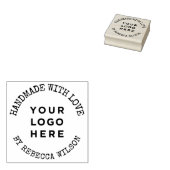 愛を込めて手作りのかわいいシンプルなロゴ ラバースタンプ (押印)
