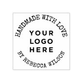 愛を込めて手作りのかわいいシンプルなロゴ ラバースタンプ (インプリント)