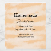 愛を込めて手作りのパン屋さん - サイトのテキストを追加 ワインラベル (シングルラベル)