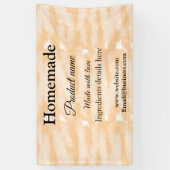 愛を込めて手作りのパン屋さん - サイトのテキストを追加 横断幕 (縦)