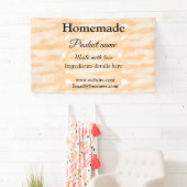 愛を込めて手作りのパン屋さん + テキスト ウェブサイト 横断幕 (インサイチュ)