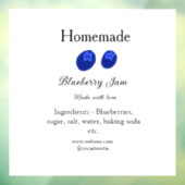 愛を込めて手作りのブルーベリージャム - ここにテキストを追加 ウィンドウサイン (シート3)