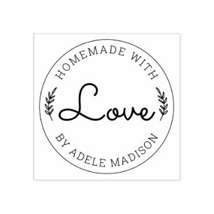 愛を込めて手作りのラウルの葉 ラバースタンプ