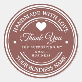 愛を込めて手作り | ありがとう クラシック ラウンド スティック ラウンドシール