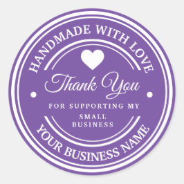 愛を込めて手作り | ありがとう クラシック ラウンド スティック ラウンドシール