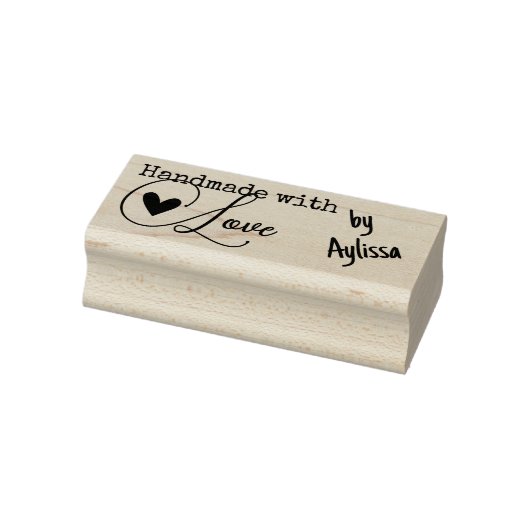 愛を込めて手作り シンプル おしゃれ 名前 テキスト ラバースタンプ (スタンプ)