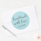 愛を込めて手作り | パステル カスタム ステッカー (封筒)