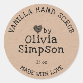 愛を込めて手作り 小規模事業 個別対応 ラウンドシール