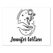 愛を込めて手作り, 現代の手描きワイルドフラワー ラバースタンプ (インプリント)