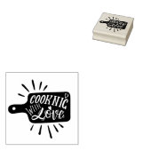 愛を込めて料理する ラバースタンプ (押印)