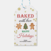 愛を込めて焼きました ギフトタグ | ホリデーギフトラベル (正面)