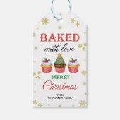 愛を込めて焼きました ギフトタグ | ホリデー ファバー ラベル (正面)