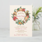 愛を込めて焼き上げたジンジャーブレッドクッキー交換 招待状 (スタンド正面)