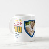 愛を込めて オリジナル World's Best Dad  コーヒーマグカップ (正面左)