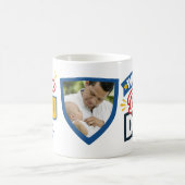 愛を込めて オリジナル World's Best Dad  コーヒーマグカップ (中央)