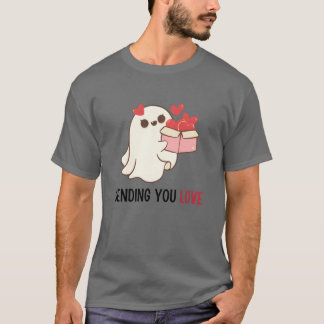 愛を込めて♡キュートな恋愛の引用符 レディース Tシャツ
