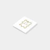 愛を込めて+ペアの名前+ウェディング+スペイン風の境界線 n ポストイット (アングル)