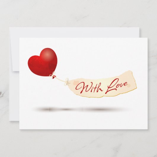 愛を込めて 招待状 (正面)